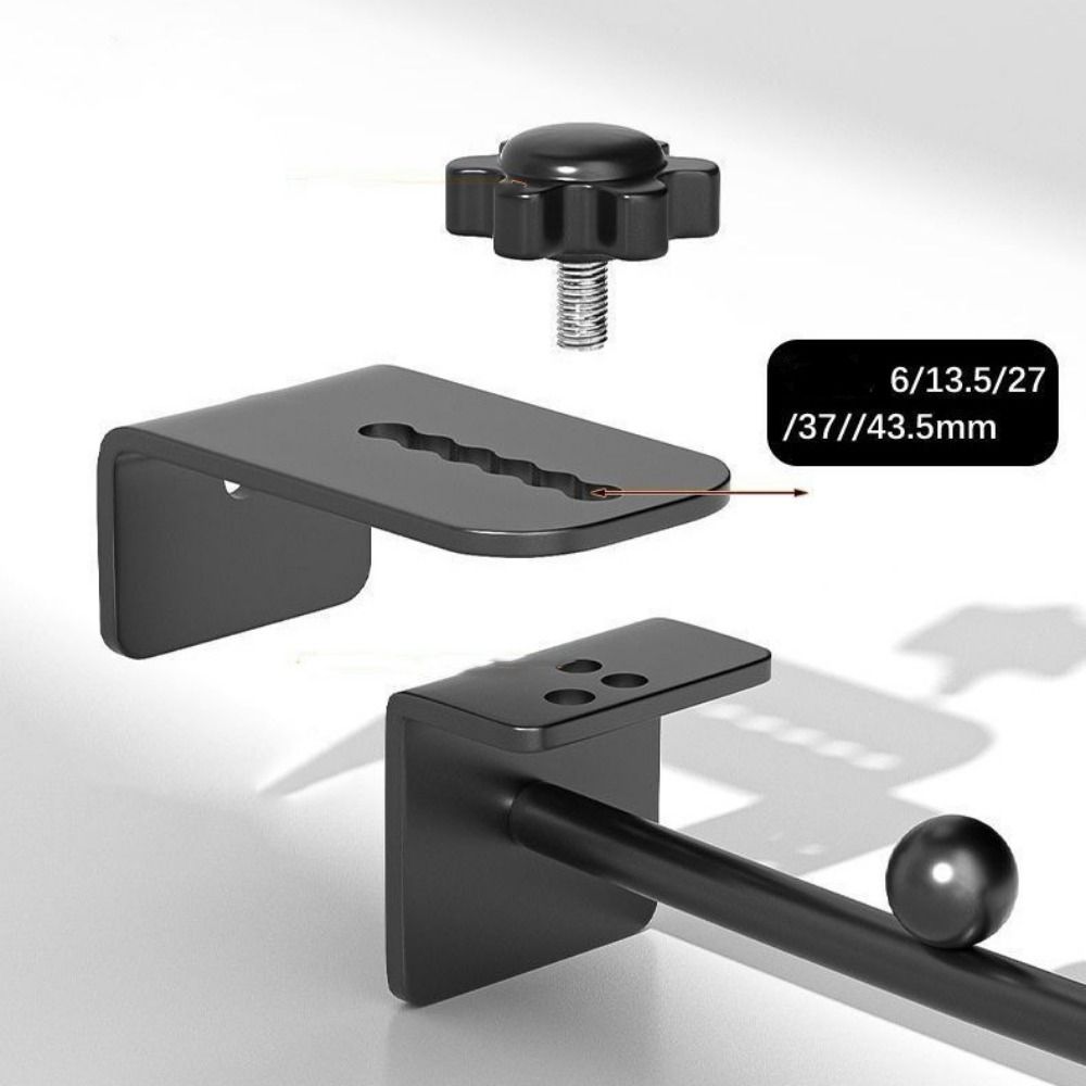 Portable Iron Wall Mount Clothes Hanger Adjustable Black/White Clothes Drying Rack Space Saving Clothes Storage Hangers for Home