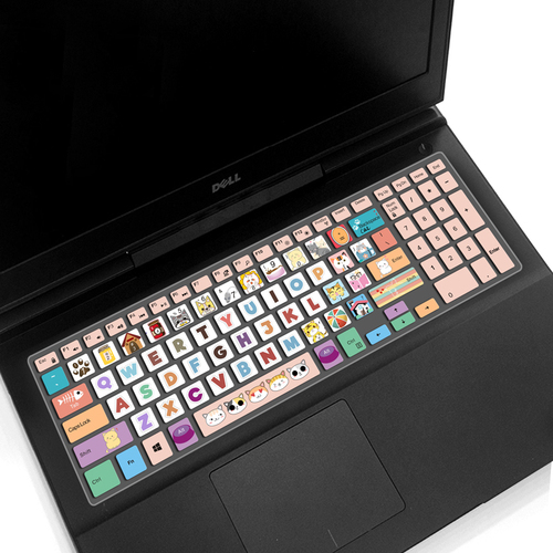 Protection du clavier pour Dell G3 3579 3590 Magazine de voyage 7000 G7 G5 Cahier 7559 Clavier Film de Protection 5577 Couverture de clavier: type7