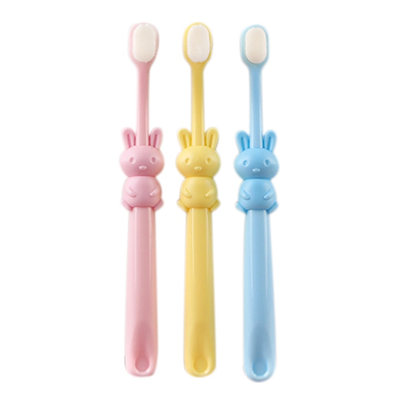 Lapin Brosse À Dents Pour Enfants Dessin Animé Unique Pack 2-10 Ans Bébé Brosse À Dents Souple