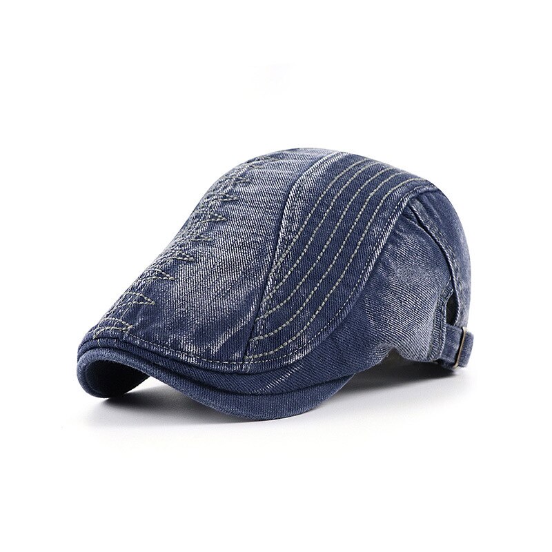 Gorro con visera para hombre, gorro con bordado lavado viejo, informal, para personas de mediana edad y ancianos, sombrilla, novedad de 2022: 6