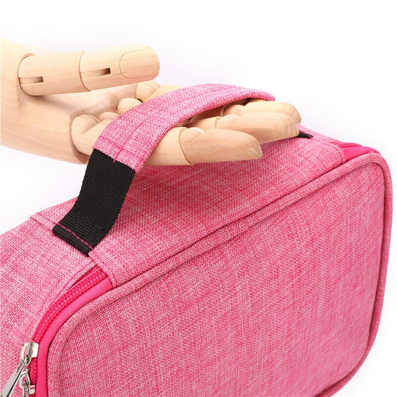 Trousse à crayons rose à 4 couches, pochette de grande capacité, stojo escolar stuche, matériel kalem kutusu piornik, fournitures scolaires papeleria