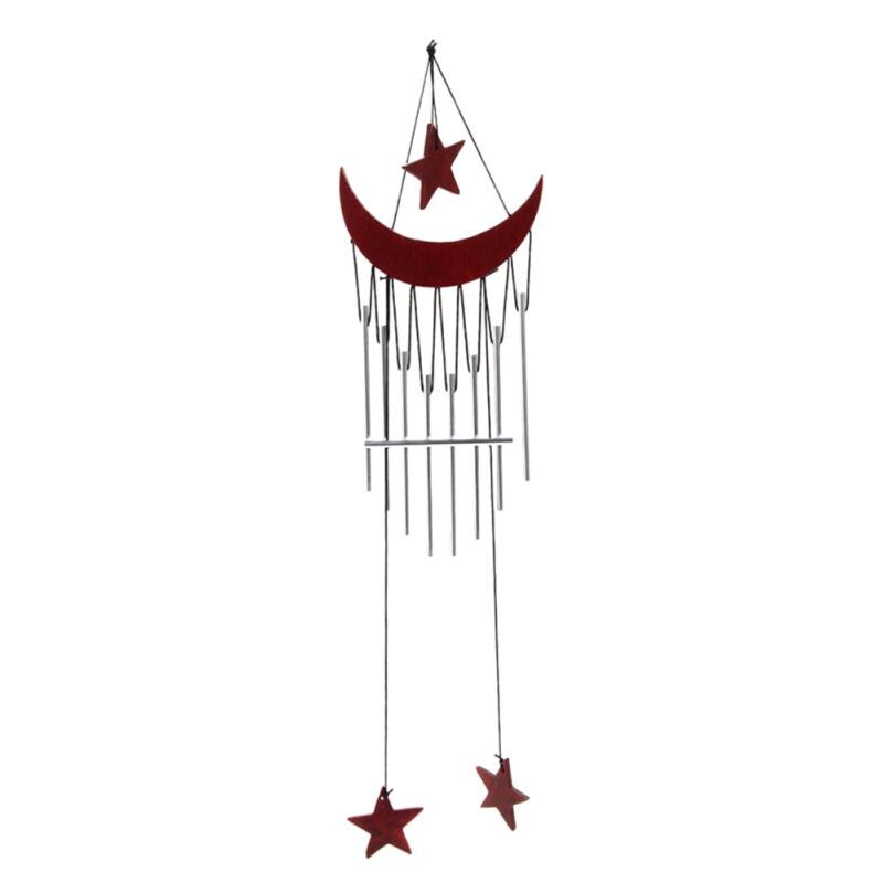 Portable Relaxing Wood Copper Tubes Wind Chimes Bells Bring Silvery Sound To The Garden Home Decor carillon de jardin: A