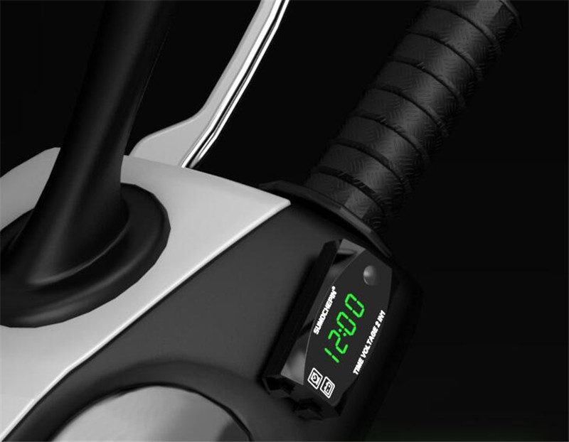 Førte bil bil elektroniske ure ure bil led display digitalt ur motorcykel instrumentbræt ur til bil motorcykel