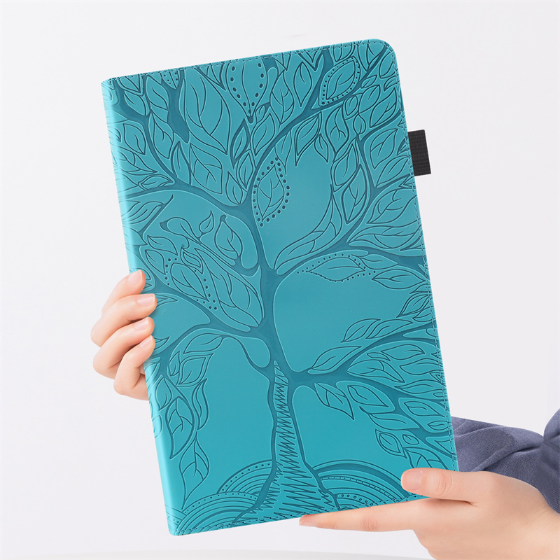 Tablette Funda pour Xiaomi Pad 7 Pro étui 11.2 "en relief arbre Flip portefeuille support étui pour Xiaomi Pad 7 Mi Pad 7 Pro tablette couverture Coque