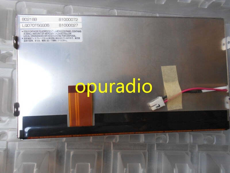 Neue 7Zoll LCD Anzeige LQ070T5GG06 ohne touchscreen digitizer für alpin W505 Übereinstimmung IX35 Auto GPS Navigation LCD Monitor