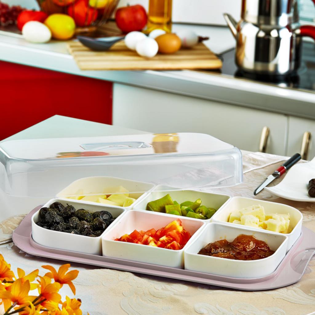 6 compartments Breakfast