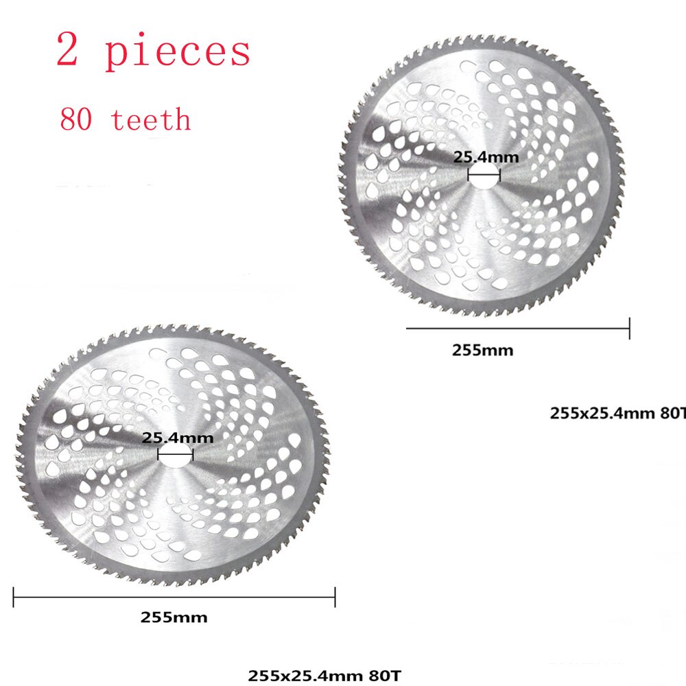 40/60/80/100 Teeth Alloy Saw Blade Part of Lawn Mower Blade Weeder Brush Cutter Suitable for Cutting Wood Weeds Shrubs: Specification 7