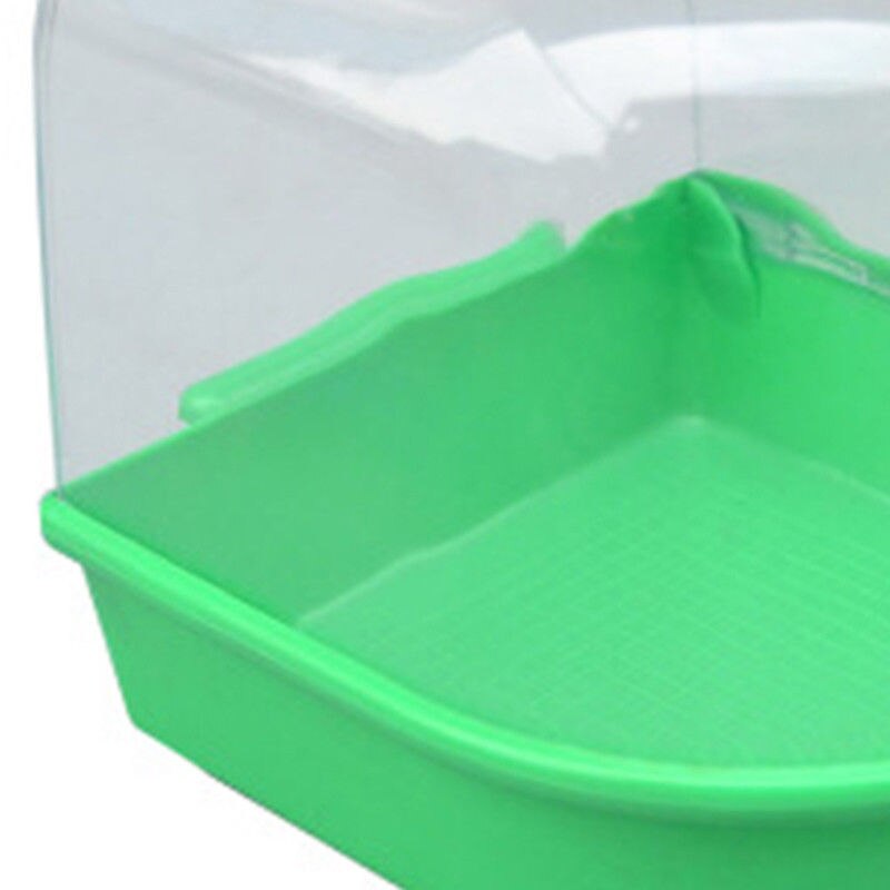 Clean Parrot Bird Bathtub Box Bird Bath Shower Sta... Grandado