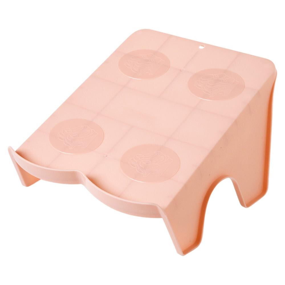 OTHERHOUSE Schoenenrek Stand Plank Houder Schoen Organisator Schoenen Opslag Rekken Kast Organisatoren Slot Dubbele Laag Schoenendoos: Double Pink