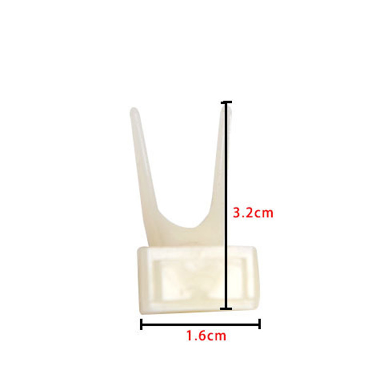 Tenedor de comida para pájaros, loros, fruta, suministros para mascotas en jaula, tenedor de fruta blanco de plástico, soporte de estilo, accesorios para mascotas: S