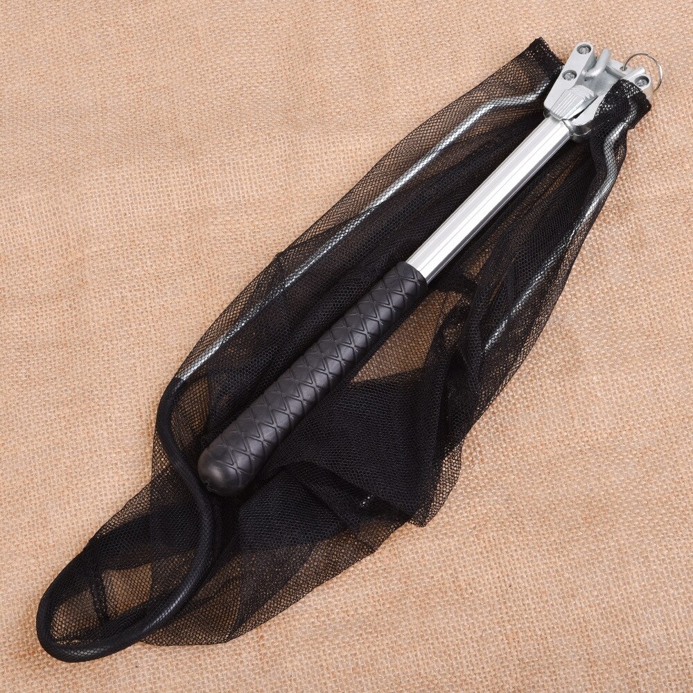 Portable Fishing Nets Aluminum Alloy Telescoping Foldable Landing Net Network Trap Fishing Hand Net Durable Catching Fishes