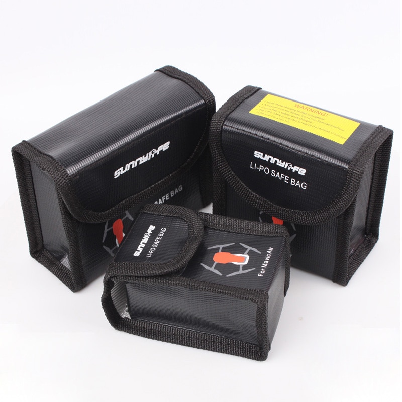 Brdrc Explosieveilige Opbergtas Batterij Lipo Safe Bag Voor Dji Mavic Air Drone S/L/M
