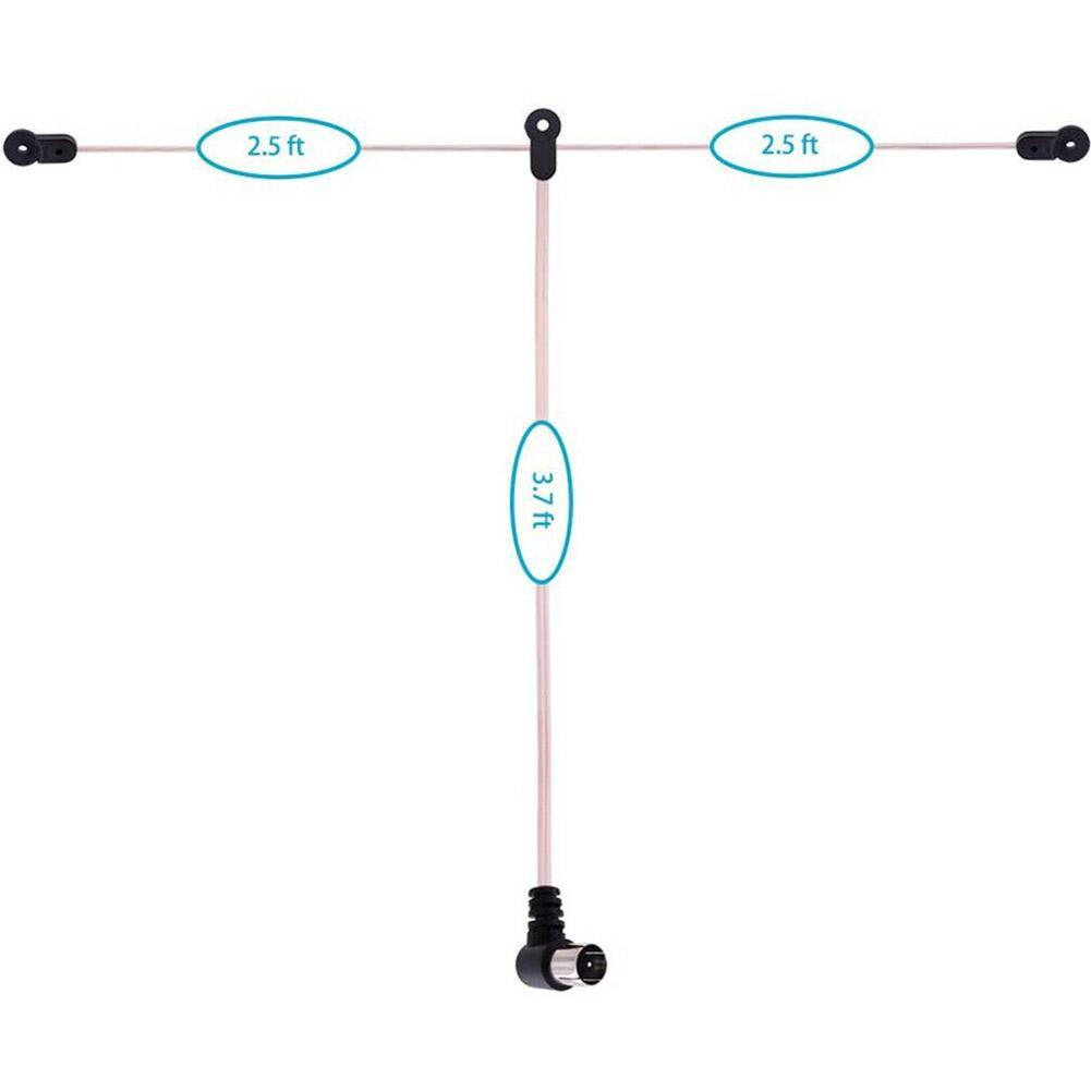 Antena FM de 75ohm, receptor estéreo de sonido Natural para Radio FM/Hi-Fi/DAB/ TV, uso interior para YAMAHA, 2M