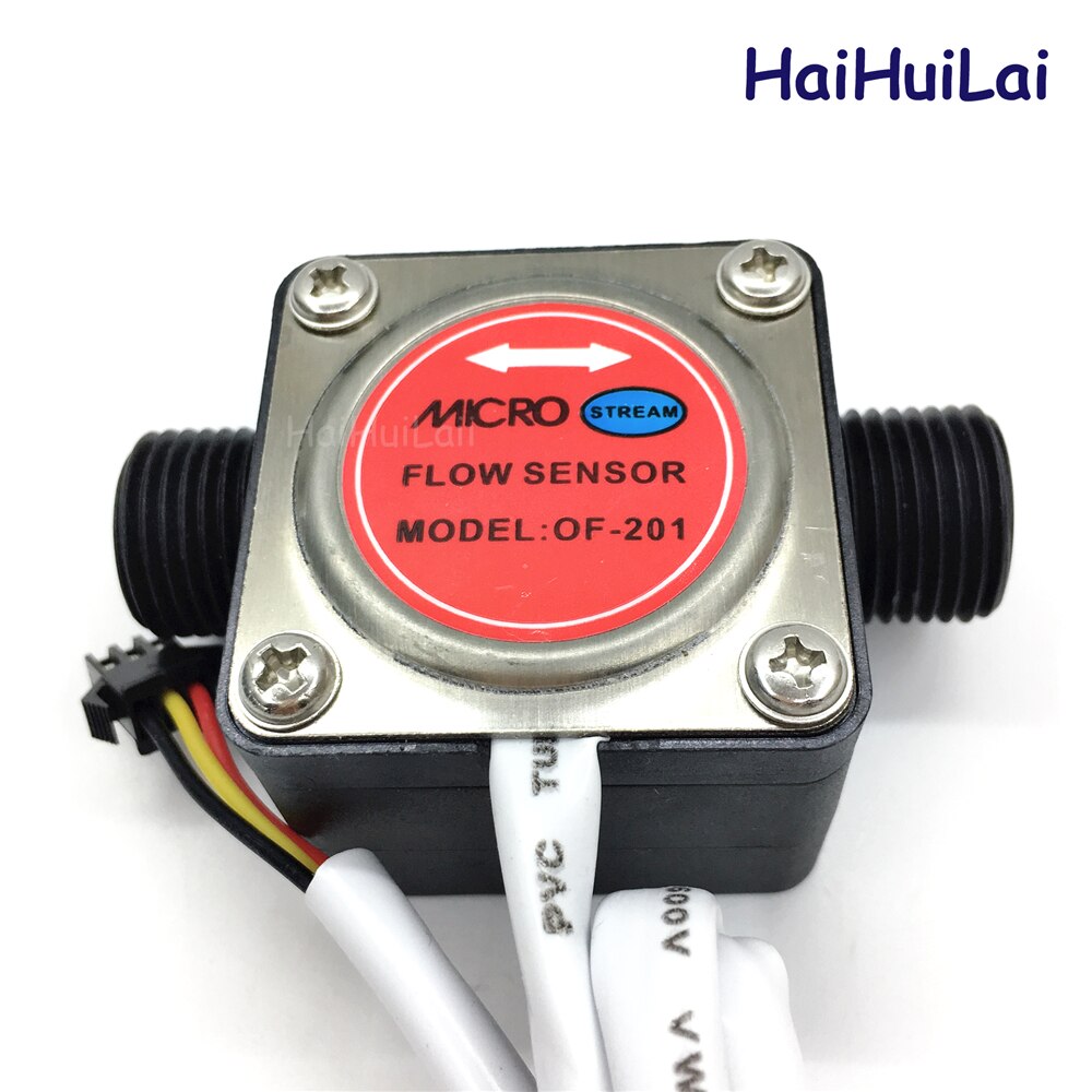 OF-201 Hall effect NPN signal pulse output 1/2" Oval Gear Flow Meter Sensor