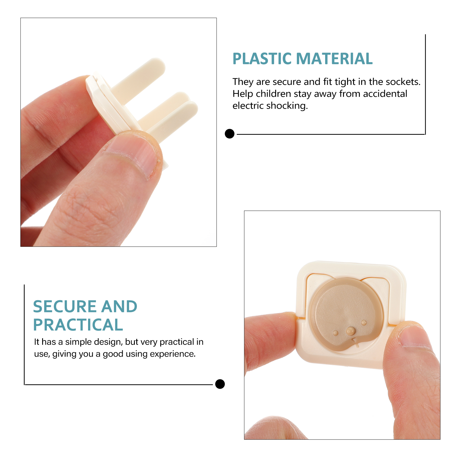 24pcs Outlet Covers Socket Switch Cases Kids Proofing Socket Protective Covers