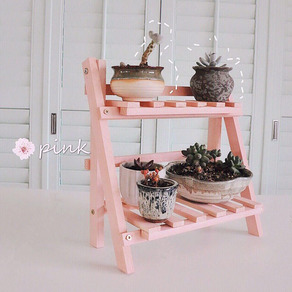 Maceta con soporte para bonsái, maceta de madera para jardín y casa