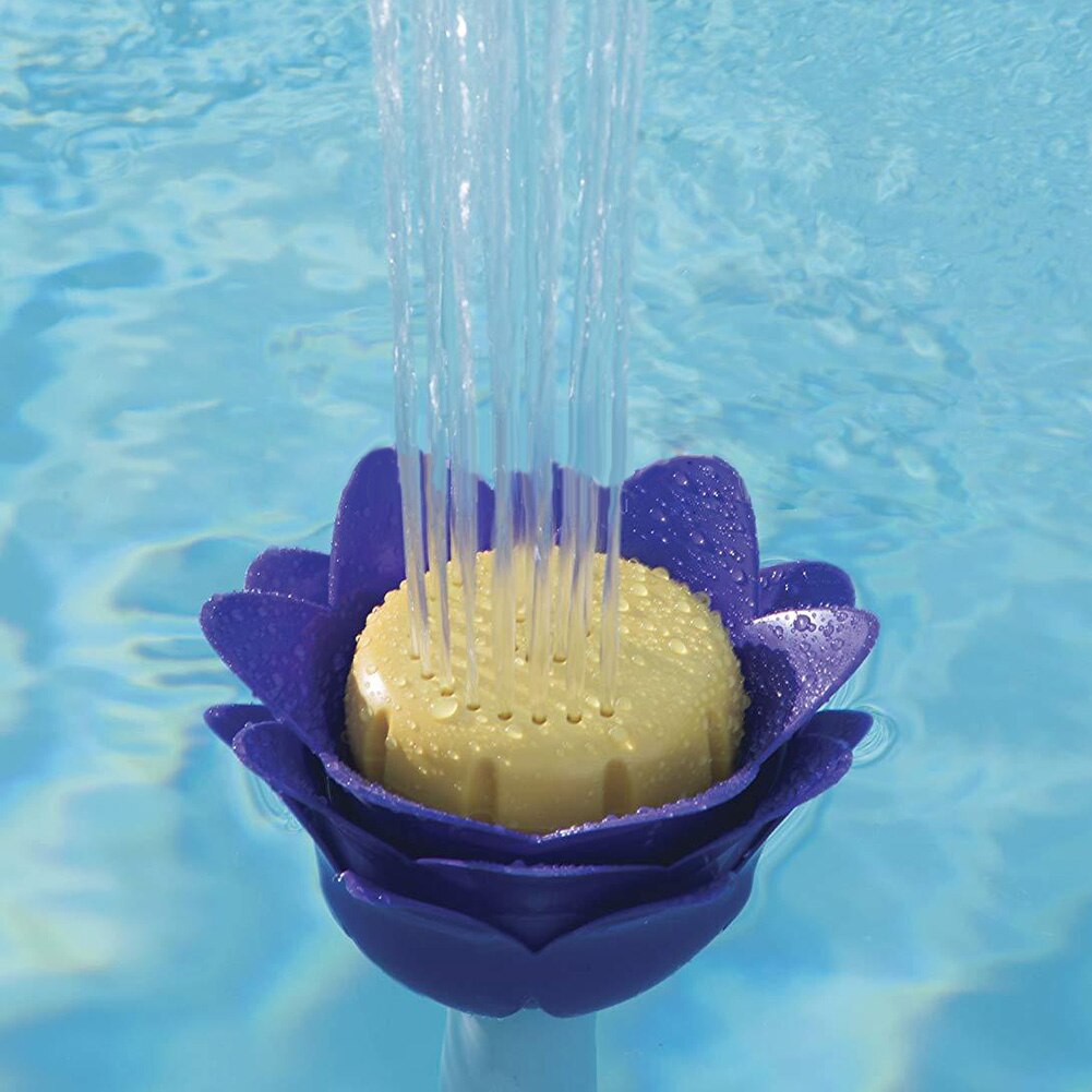 Pooltillbehör utomhuspool dekoration fontän blomma form väggmonterad simbassäng fontän