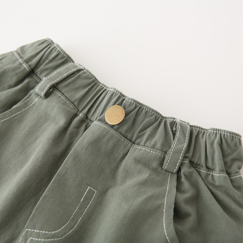 Pantalones cortos de verano para niños, ropa de playa informal, de algodón, transpirables, suaves, para Trousers2-10Years, novedad de