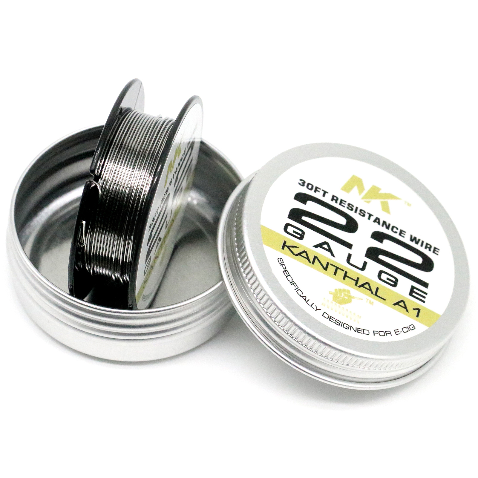 Filo di resistenza NK Clean KA1 22G 24G 26G 28G 30G 36G 38G 40G 44G filo bobina Vape: A1 22G 30Ft