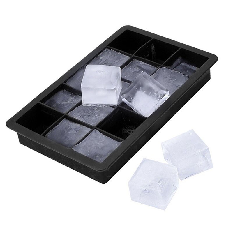 Perfect Ice Cube Silicone Cube Maker Form Cake Pudding Chocolate Molds Easy to Remove Ice Trays Fade Resistant
