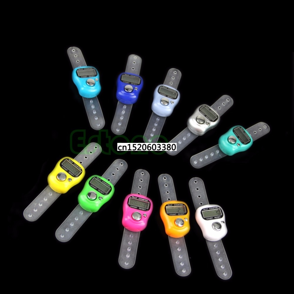 MEXI portable Stitch Marker and Row Counter LCD Electronic Digit Tally Counter