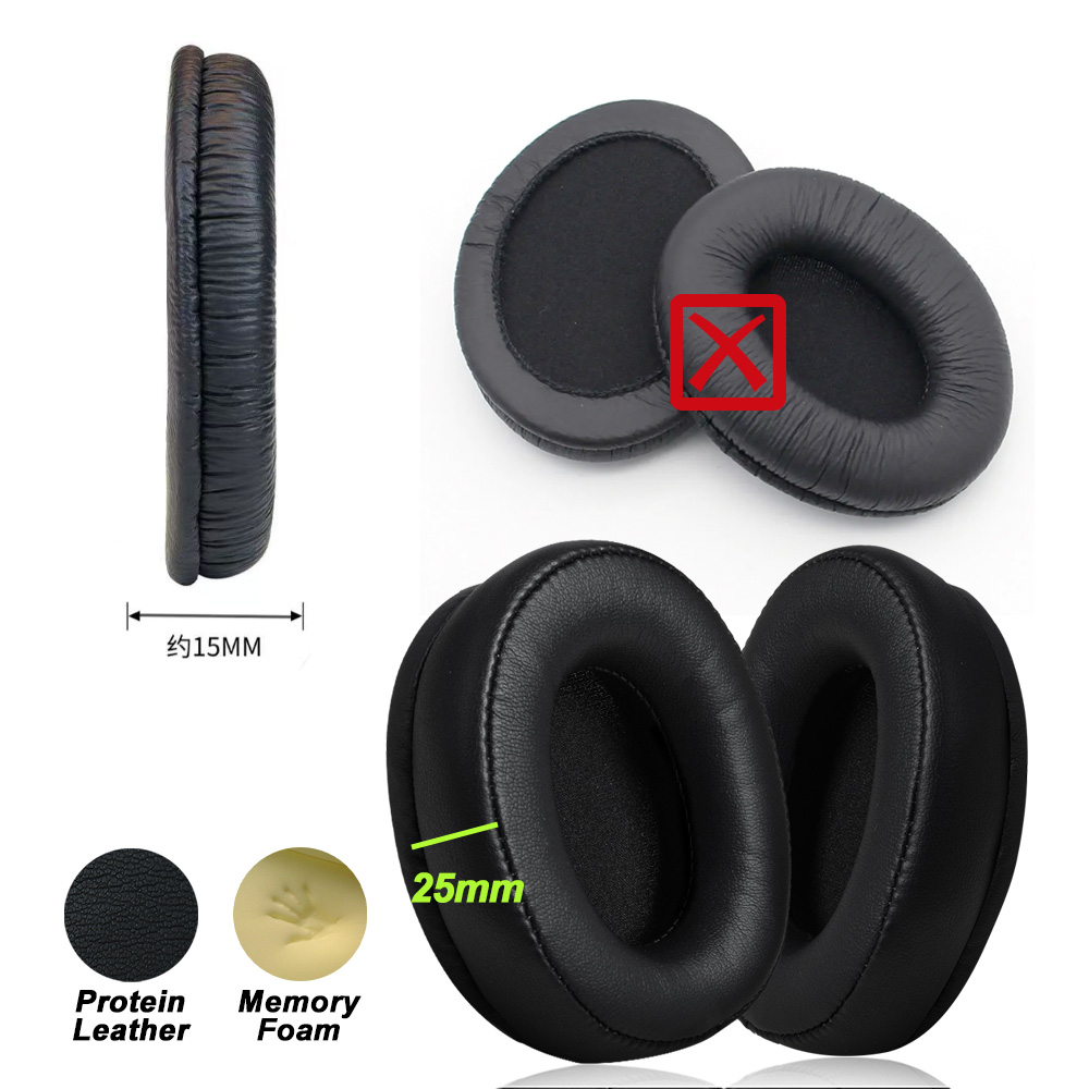 Øretelefonpuder til sennheiser  hd457 hd447 hd497 hd202 hd203 hd212 hd65 tv udskiftelige ørepuder hovedtelefoner ørekopper memory
