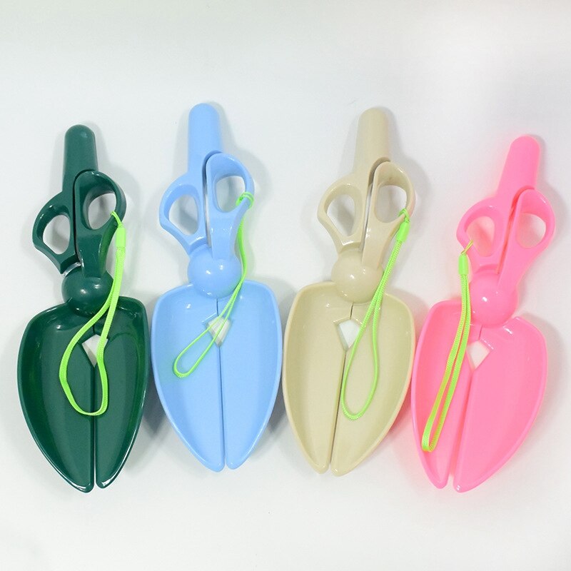 Pince à merde en plastique pour chien et chat, en forme de ciseaux, ramassage des déchets, ramassage des excréments, outils de nettoyage propres, fournitures pour animaux de compagnie