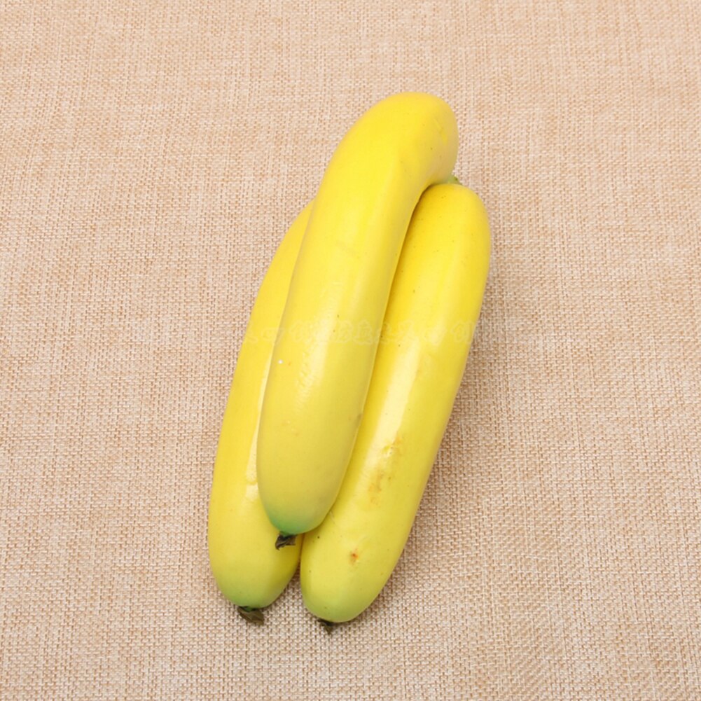 Banaan Bos Kunstmatige Vruchten Nep Banaan Cognitieve Leermiddelen Eva Plastic Fruit Winkel Winkel Display Decor Bruiloft Benodigdheden