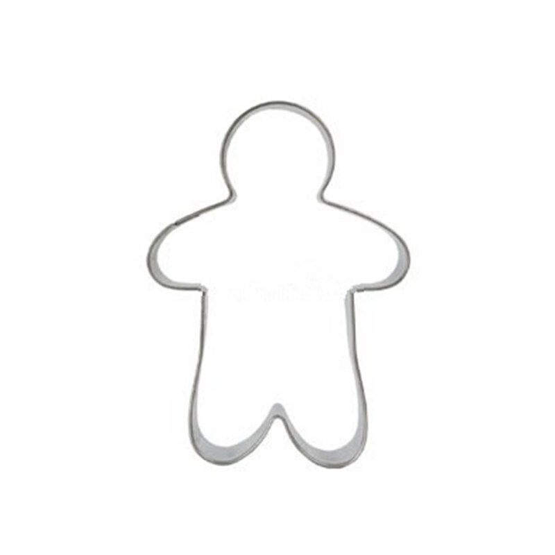 Tot Gingerbread Man Vorm Ei Koekjes Stempel Cookie Cutter Gereedschap Rvs Dessert Keuken Coupon Top Sales Bakvorm