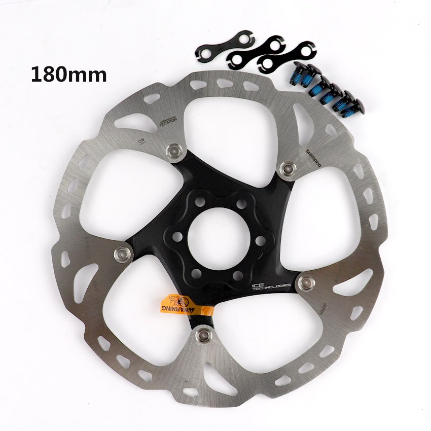 Shimano xt sm  rt86 is punkt teknologi bremseskive 6 bolt  m8000 terrengsykler skive shimano  rt86 160mm 180mm 203mm mtb sykkel: 180mm