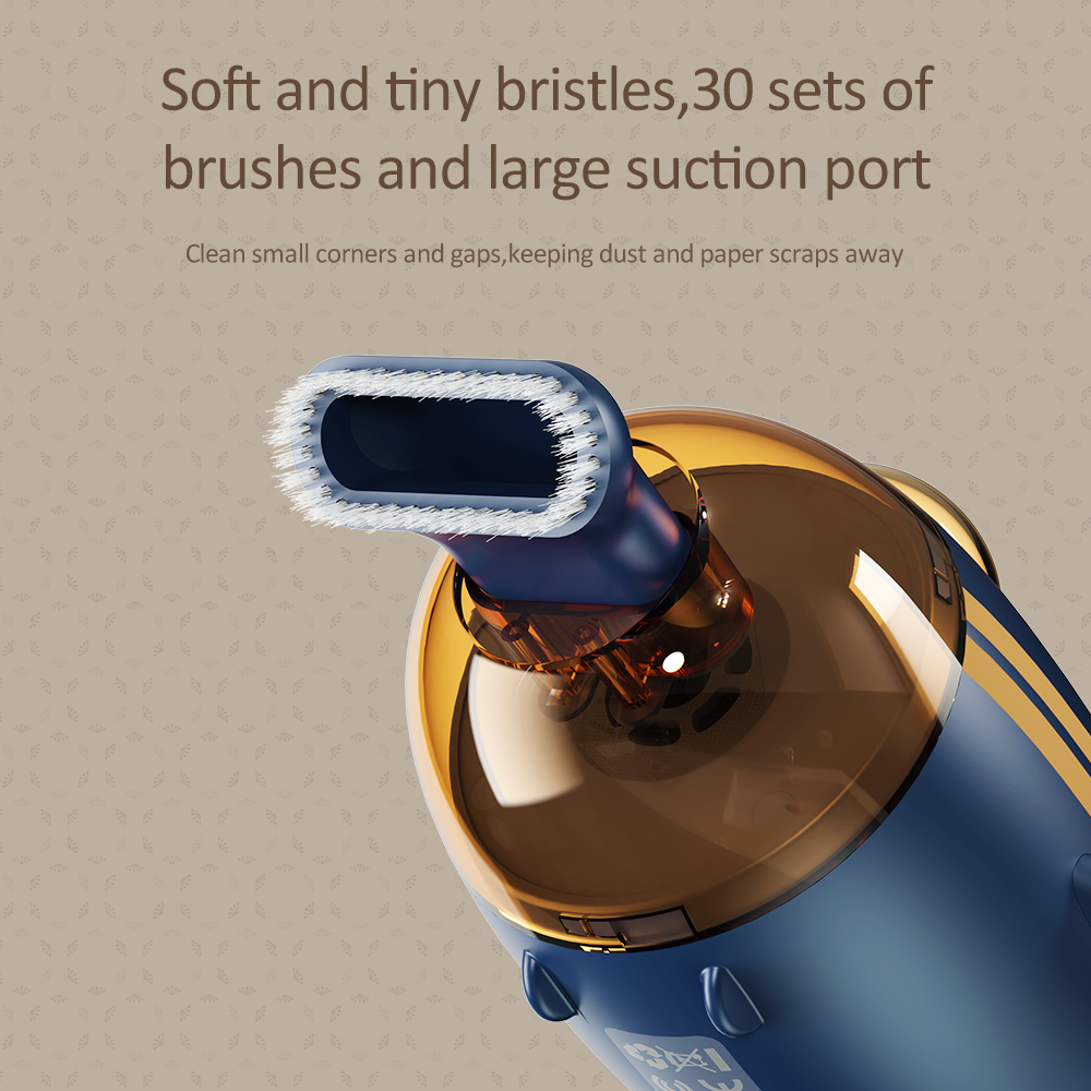 ROCK Mini Vacuum Table Vacuum Cleaner Space Capsule dust Cleaner Desktop Coffee Dust Collector For Home Office Desktop Cleaning