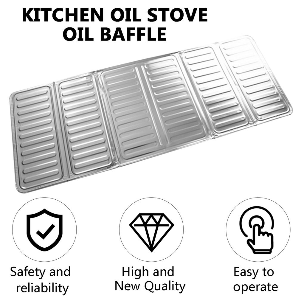 1Pc Kitchen Cooking Frying Pan Oil Splash Screen Cover Anti Splatter Shield Guard Dinner Helper