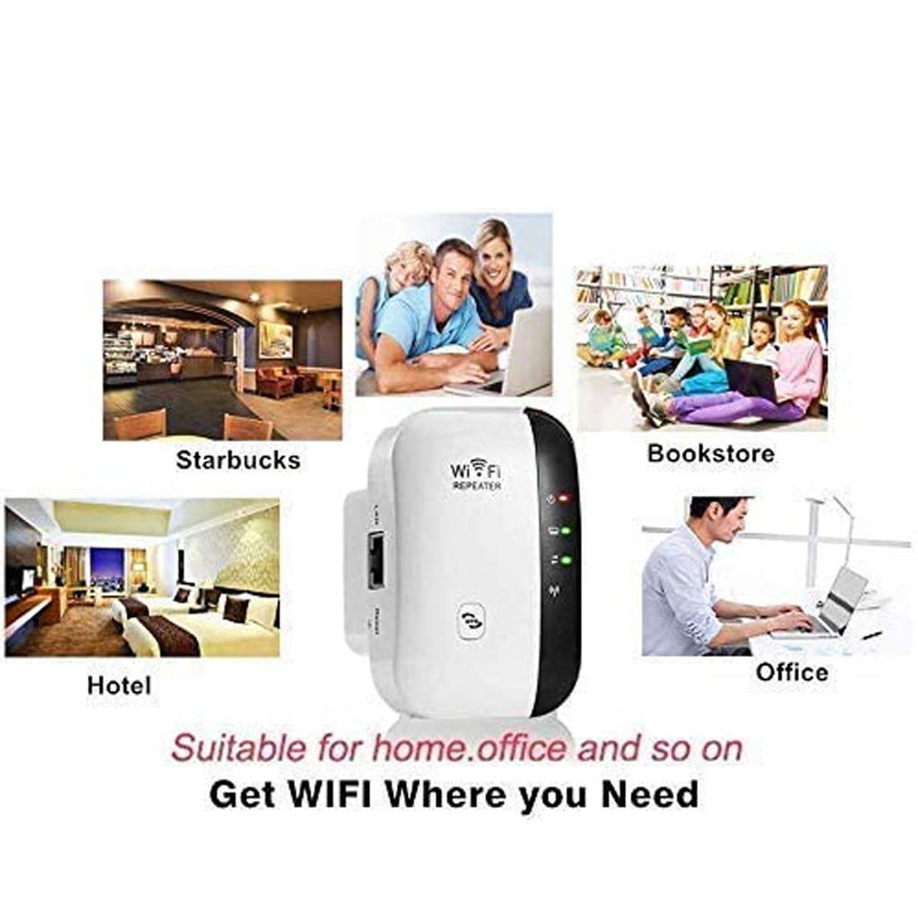 300Mbps Wifi Repeater Wireless-N 802.11 AP-Router Extender Signal Booster Range WiFi Repeater With RJ45 Networks Cable Plug #98