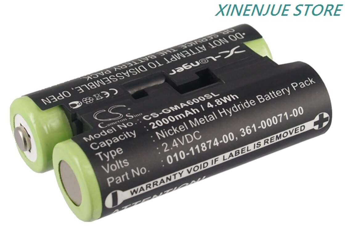 GPS Navigator Battery 2.4V/2000mAh 010-11874-00 for Garmin Astro 430 handheld,Oregon 600,600t,650,650t,Striker 4,4 Fishfinder