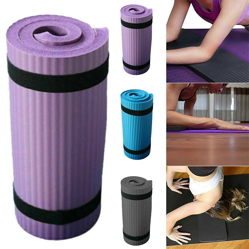 Yoga Pilates Mat Dikke Oefening Home Gym Antislip Workout 15 Mm Fitness Matten Duurzaam Knieën Terug enkels Ondersteuning Mat