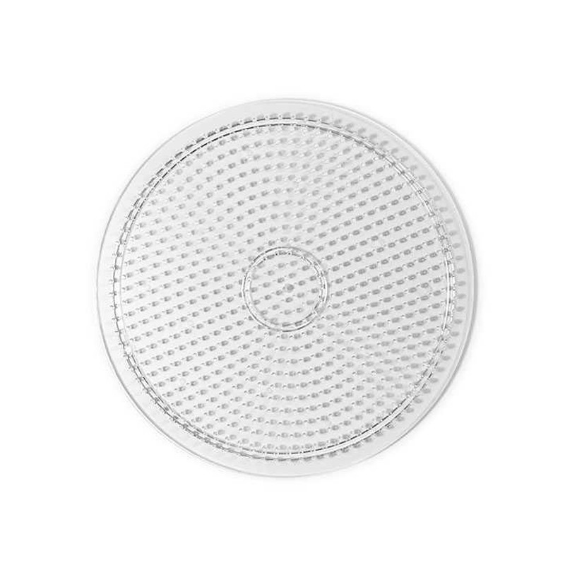 Placa de cuentas de planchado, placas enchufables, plantilla transparente: Gris oscuro
