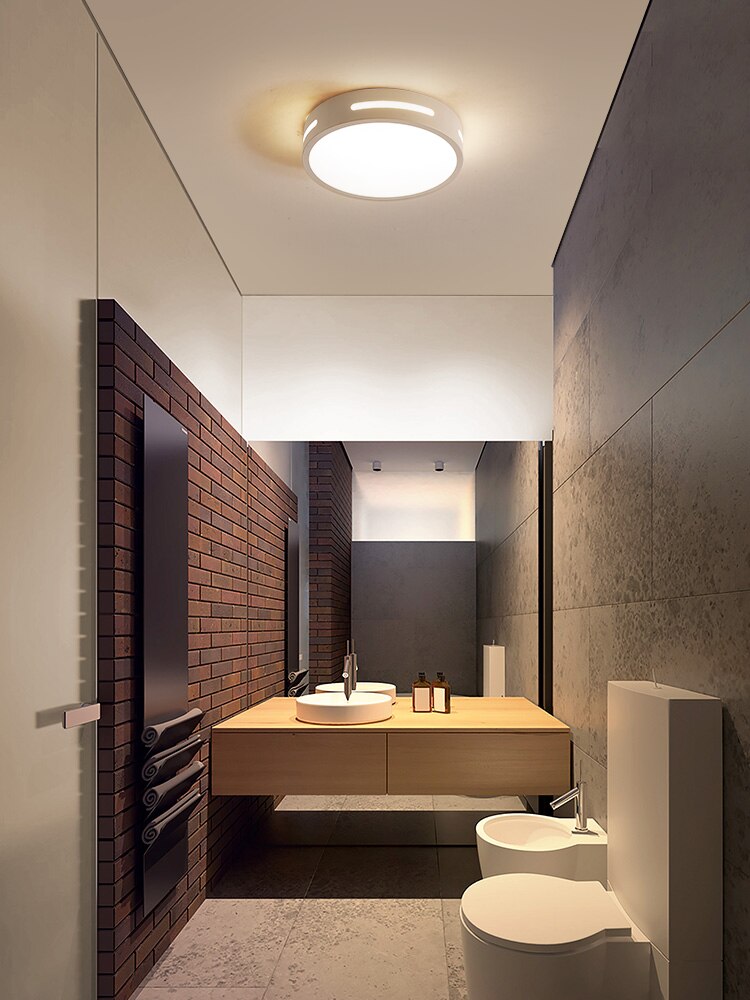 12w moderne led kroonluchter verlichtingslampen voor hal balkon gang slaapkamer wit zwart ijzer huis binnen entree lamp glans