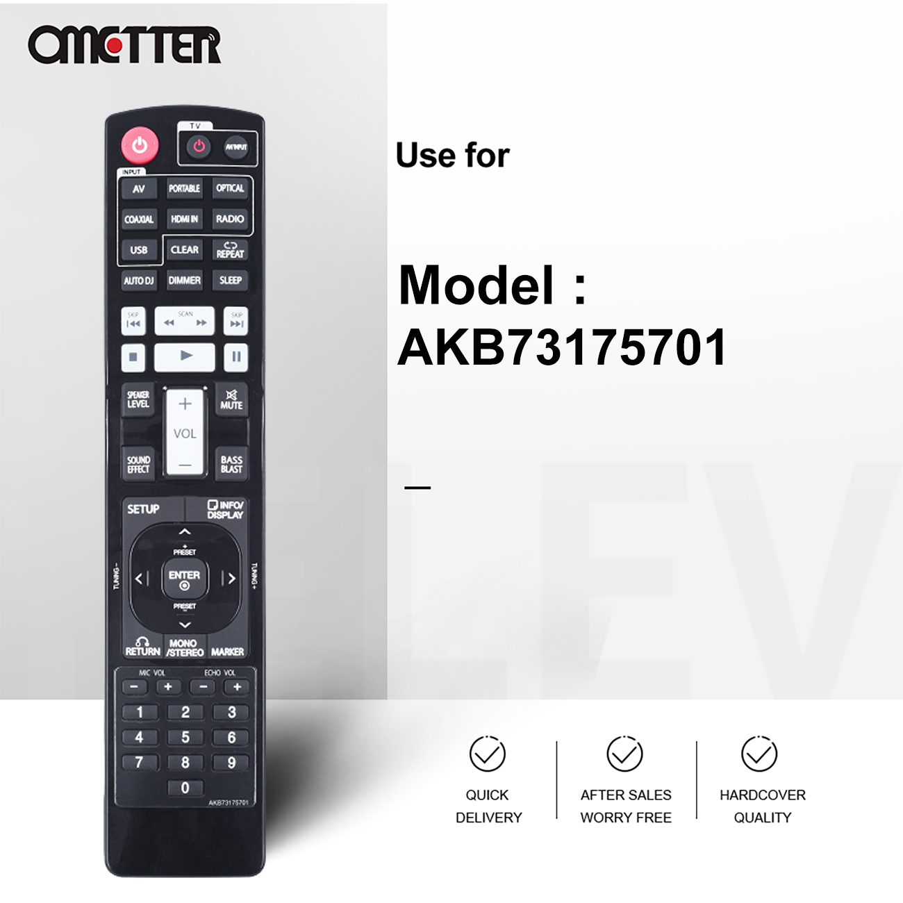 AKB73175701 For AV Remote Control Digital Receiver System AR805TS