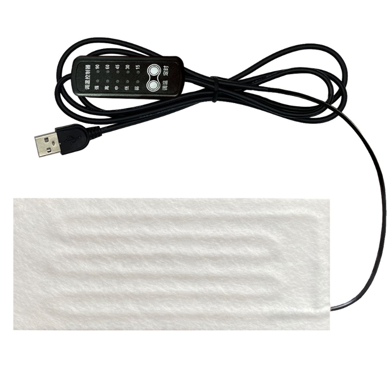 Heating Pad USB Heating Wire Heating Mat 5V Electric Heating Element Film Heater Pad for Warming Feet Heating Vest Coat
