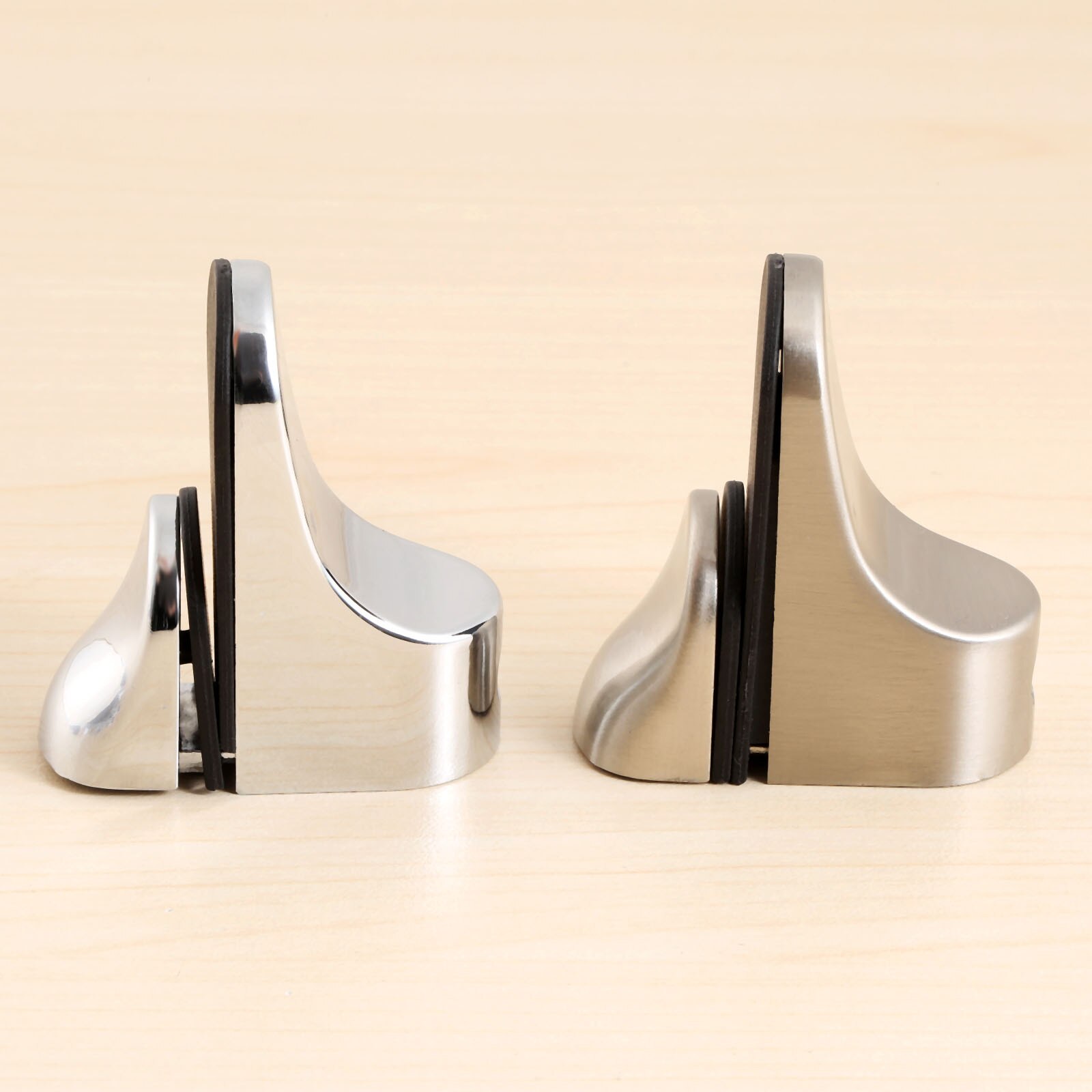 1Pc Adjustable Glass Shelf Support Metal Shelf Holder Bracket Support For Glass or Wood Shelves Glasses Clamps with Screws