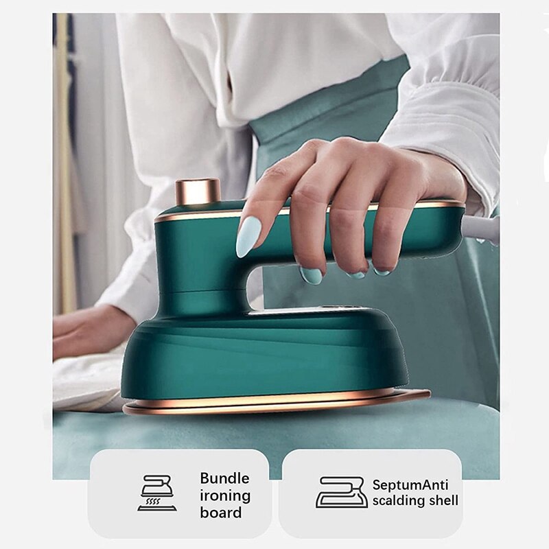 Travel Steamer Iron For Clothes Portable Folding Handheld Garment Fabric Steamer,Suitable For Travel Home EU Plug