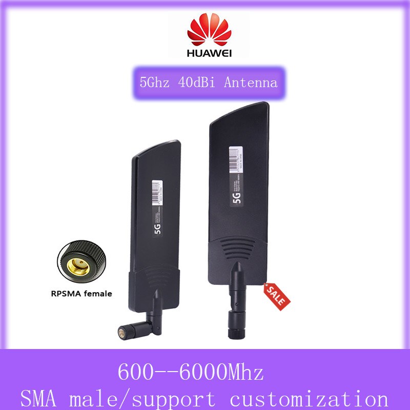Wide Range 600~6000Mhz Flexible Fold Wireless Router 2G 3G GSM GPRS 4G 5G Hign Gain 40dBi LTE Signal Booster WIFI Antenna 1PCS