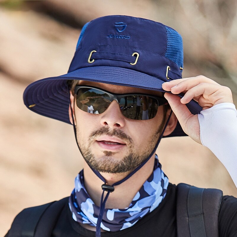 Summer Adjustable Drawstring Sun Hats for Men Outd – Grandado