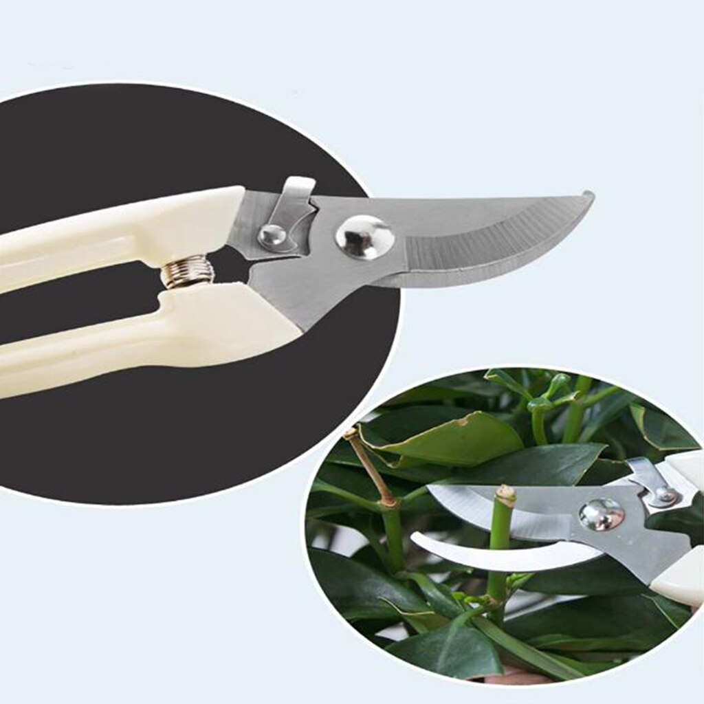 1x Stainless Pruning Cutting Horticultural Scissors Orchard Branch Cutting Tools