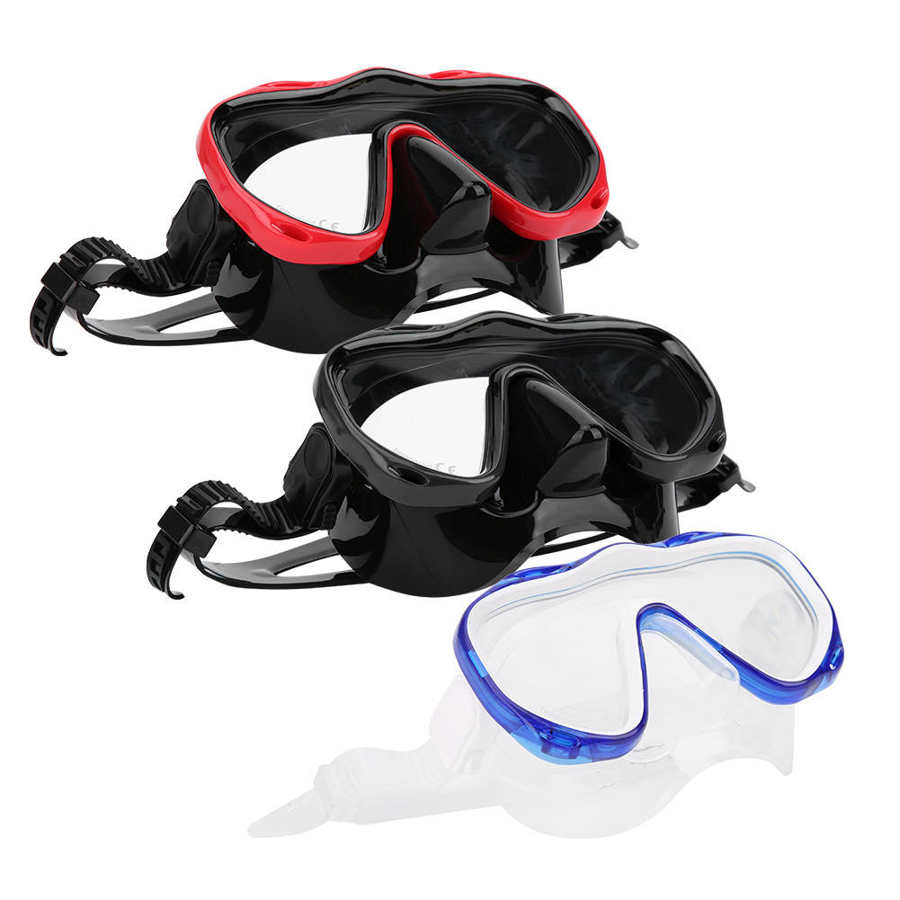 Volwassen Duikbril Zwemmen Duikbril Gezicht Shield Bril Siliconen Onderwater Zwemmen Eye Protector Snorkelen Apparatuur