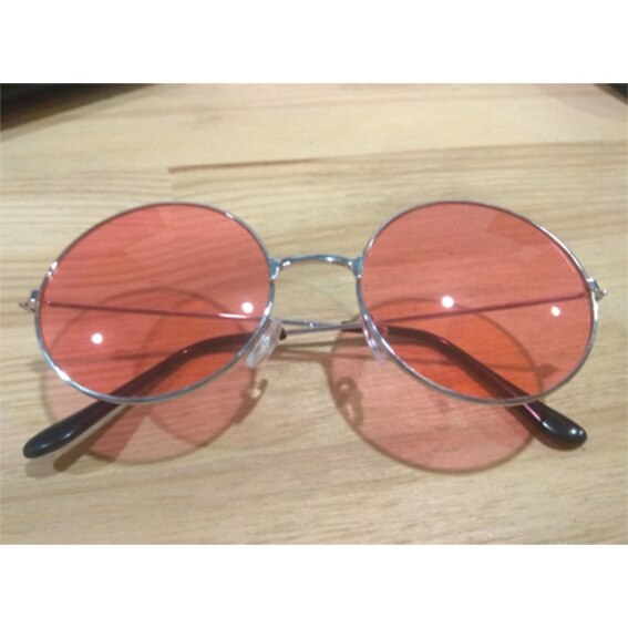 Zonnebril Lens Legering Zonnebril Vrouwelijke Eyewear Retro Ronde Frame Driver Bril Auto Accessoires Retro Ronde Zonnebril Vrouwen: Roze