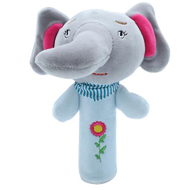 Kawaii Baby Spielzeug Plüsch Puppe Rasseln Elefanten Und Katze Ton Hand Pädagogisches Kid Cute Stuff Kind Tiere