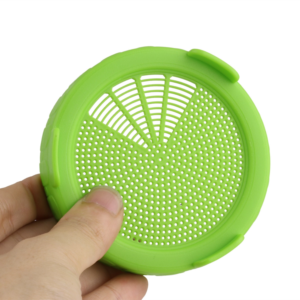 2pcs Sprouting Lids Wide Mouth Mason Jar Screen Sprouting Strainer Lid Kit for Growing Bean Broccoli Alfalfa Salad Sprouts