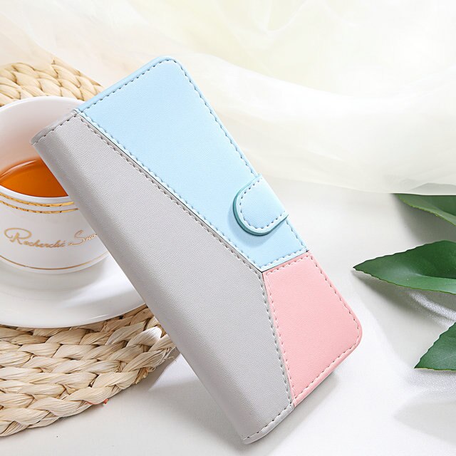 Schokbestendig Case voor Xiaomi Redmi 8A Redmi 8 Luxe Case Leather Geometrische Portemonnee Funda Redmi 8A Case 8 EEN A8 redmi8 Flip Cover