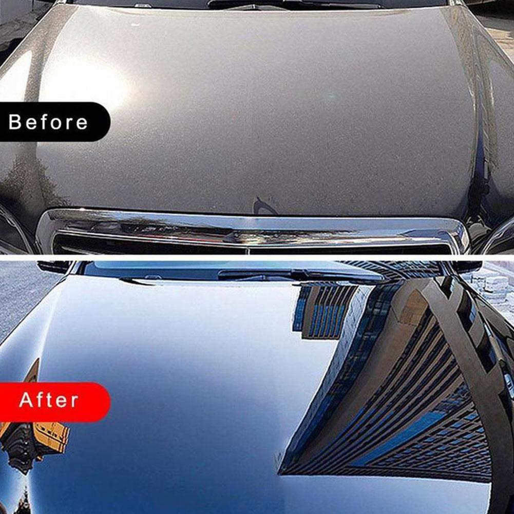 Car Wax Crystal Plating Set Hard Glossy Carnauba Wax Paint Repair And Sponge Tiny With Maintenance Scratch Coating Towel Ca X7V0
